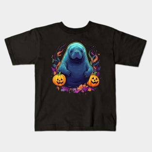 Manatee Halloween Kids T-Shirt